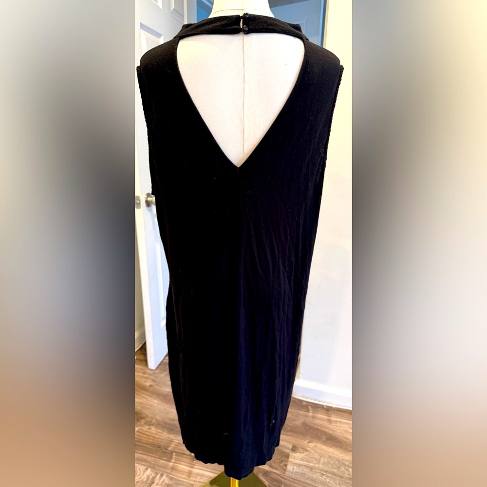 Breathless Black Sleeveless Choker Dress – Size 1X - Picture 3 of 4